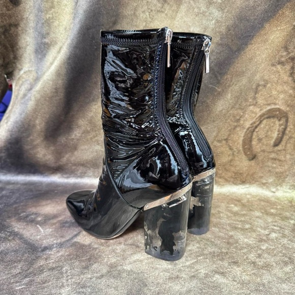 DIOR Christian Dior by Raf Simons Patent Leather Lucite Boots AW15 - Picture 4 of 9